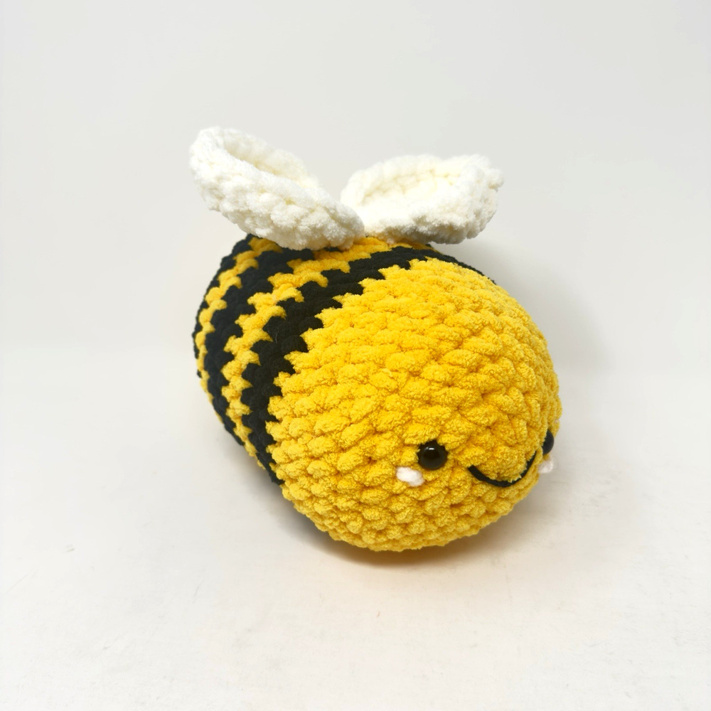 Handmade Amigurumi Crocheted Plushie Animal Bumble Bee